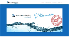 Desktop Screenshot of blankenburgmedical.de